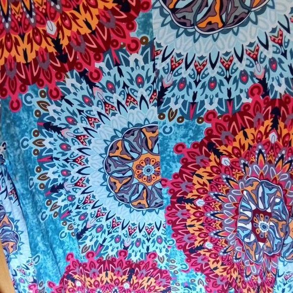 HiMONE Women's Wild Tyedye Inspired Shirt dress XXL - Picture 2 of 10